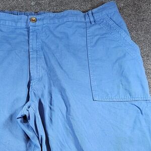 Big Bud Press Mens 4XL Blue Work Pants Straight Leg Twill Trousers Mens